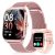 CASCHO Reloj Inteligente Mujer,1.85″ HD Smartwatch con Llamadas,120+ Modos Deportes, Monitor Cardiaco y Sueño, Resistente Agua IP68, Whatsapp Llamadas Bluetooth, Regalo Mujer, Android/iOS, Oro Rosa